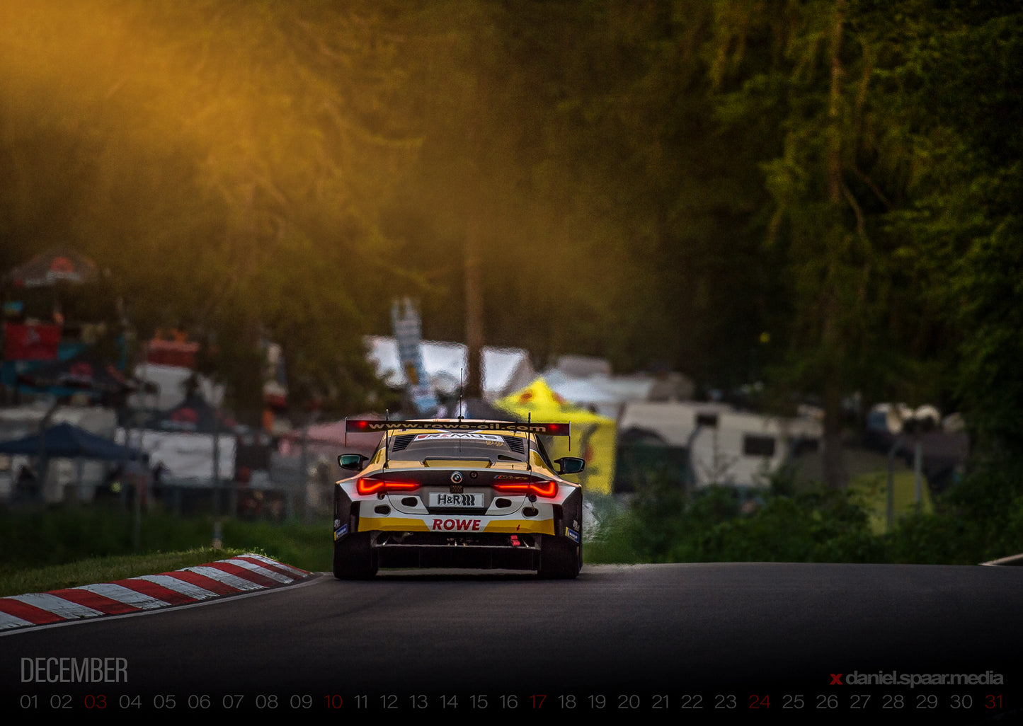 PURE RACING.2023 XXL wall calendar